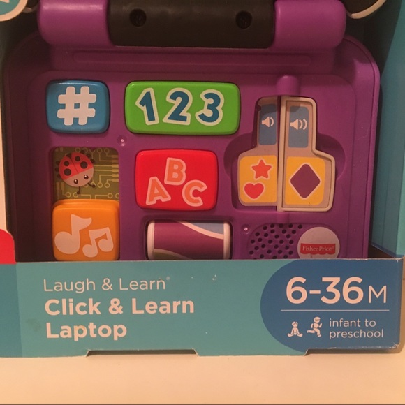 Fisher-Price Click and Learn Laptop (Infant to Preschool) - Picture 8 of 9